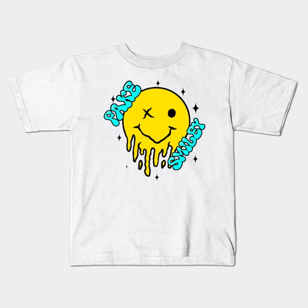 Grafiti fake smiley Kids T-Shirt by Cahya. Id